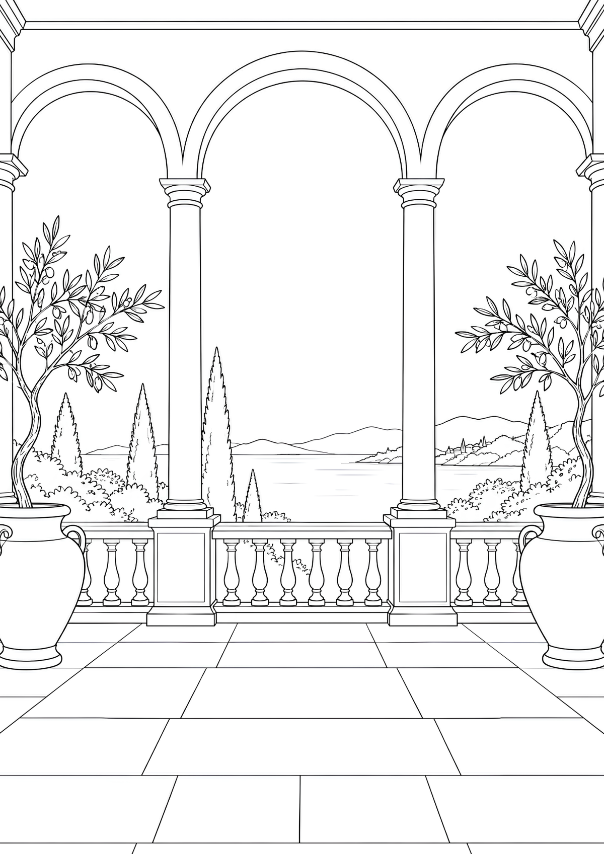 The Ascension Collection – 10 Premium Architectural Colouring Sheets