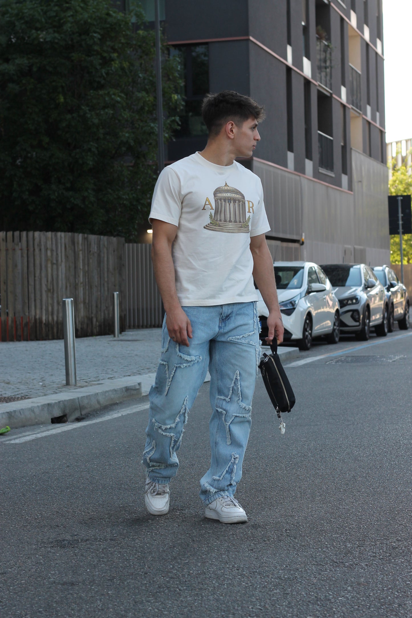 The AR Brand – Triumph Temple Cream T-Shirt