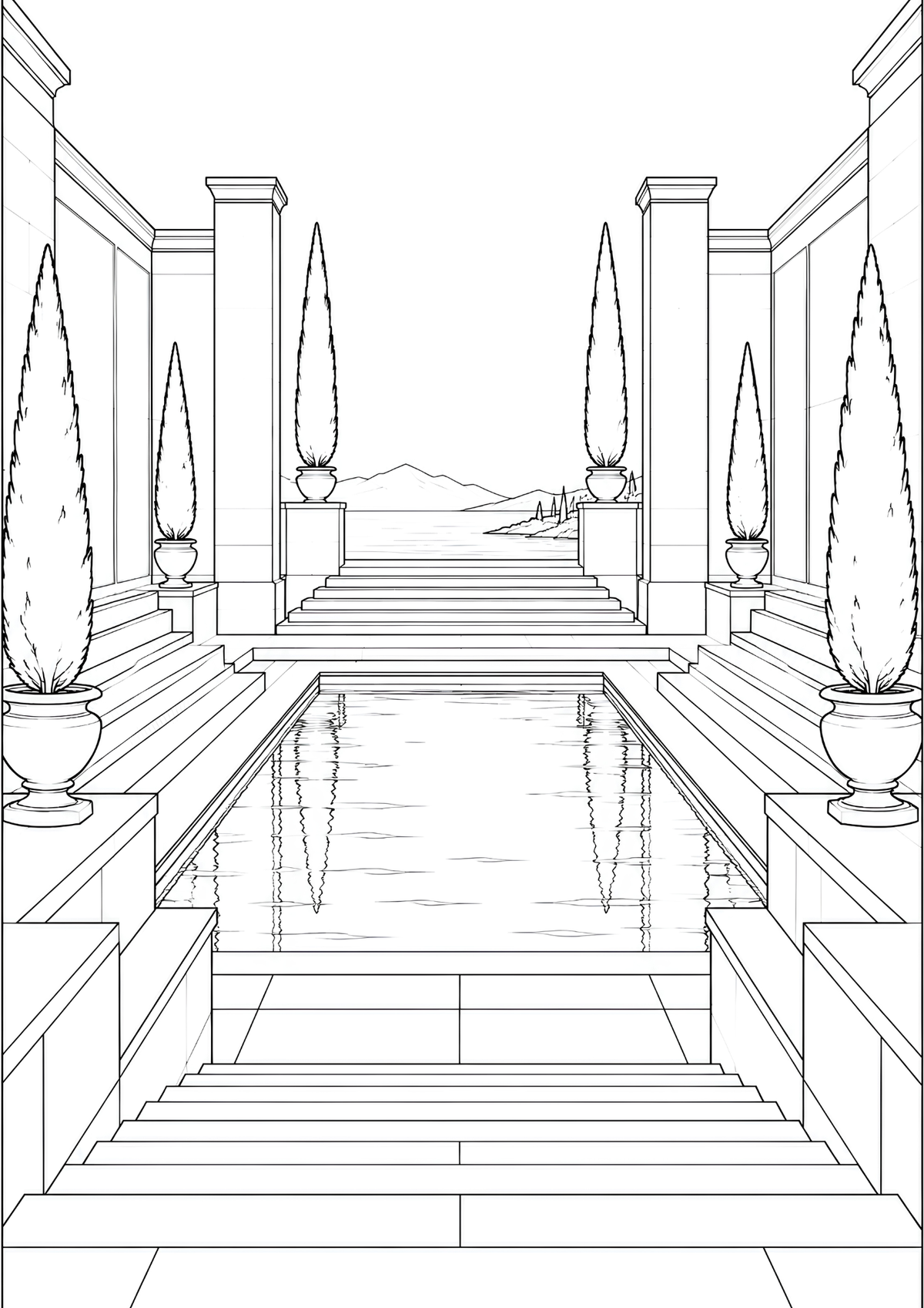 The Ascension Collection – 10 Premium Architectural Colouring Sheets