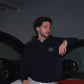 Premium Navy Blue Embroidered Hoodie – The AR Brand