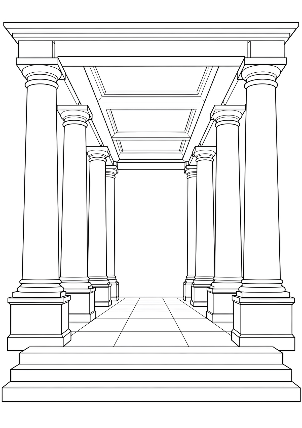 The Ascension Collection – 10 Premium Architectural Colouring Sheets