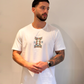 The AR Brand Vintage Art-Inspired White Tee