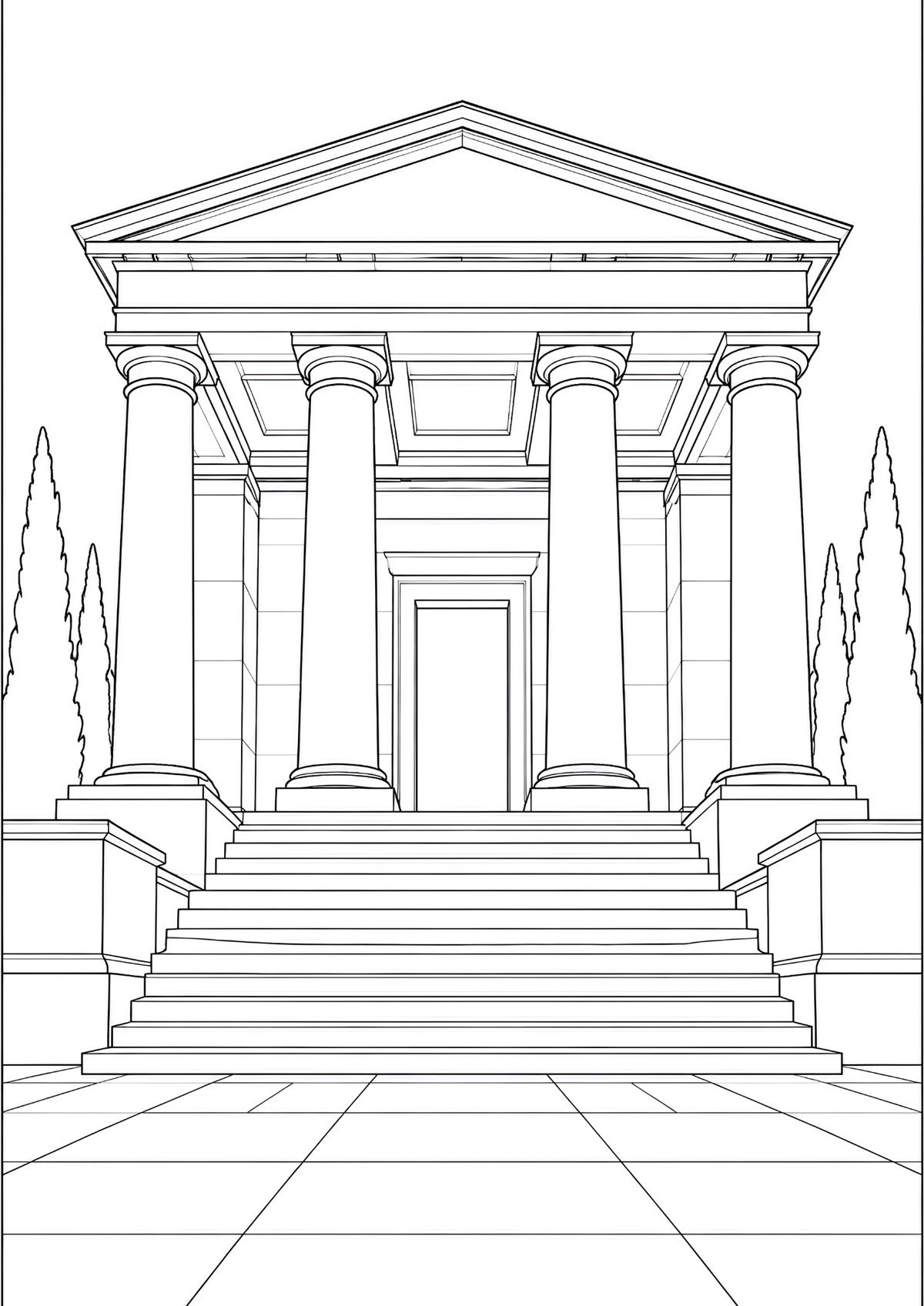 The Ascension Collection – 10 Premium Architectural Colouring Sheets
