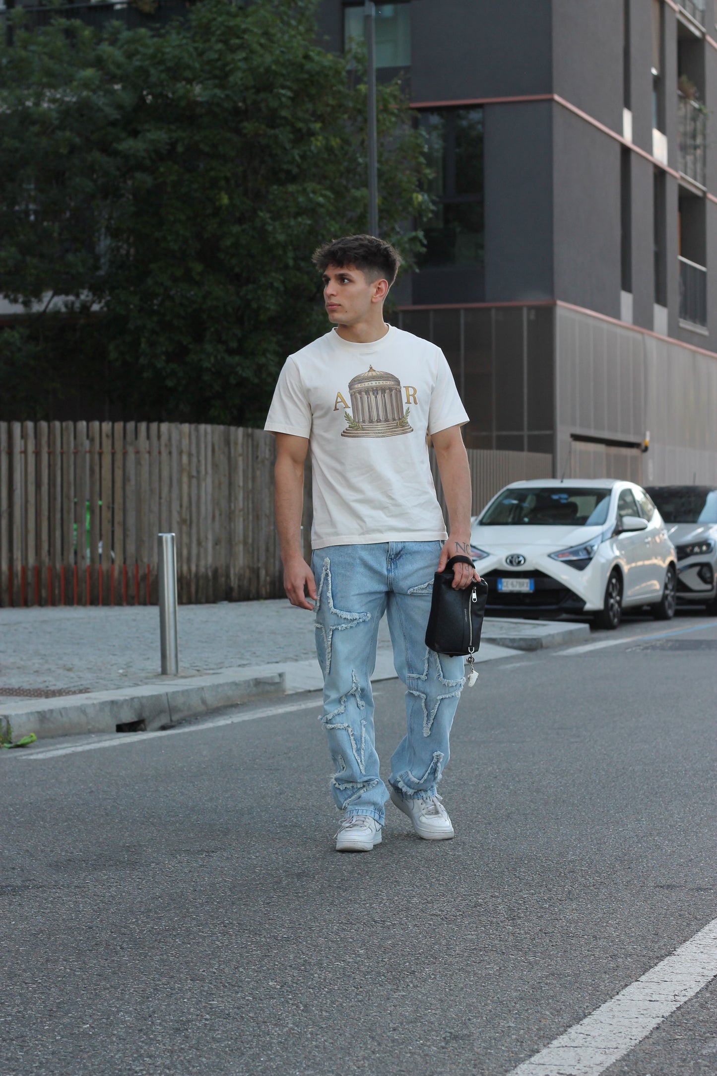 The AR Brand – Triumph Temple Cream T-Shirt