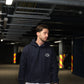 Premium Navy Blue Embroidered Hoodie – The AR Brand