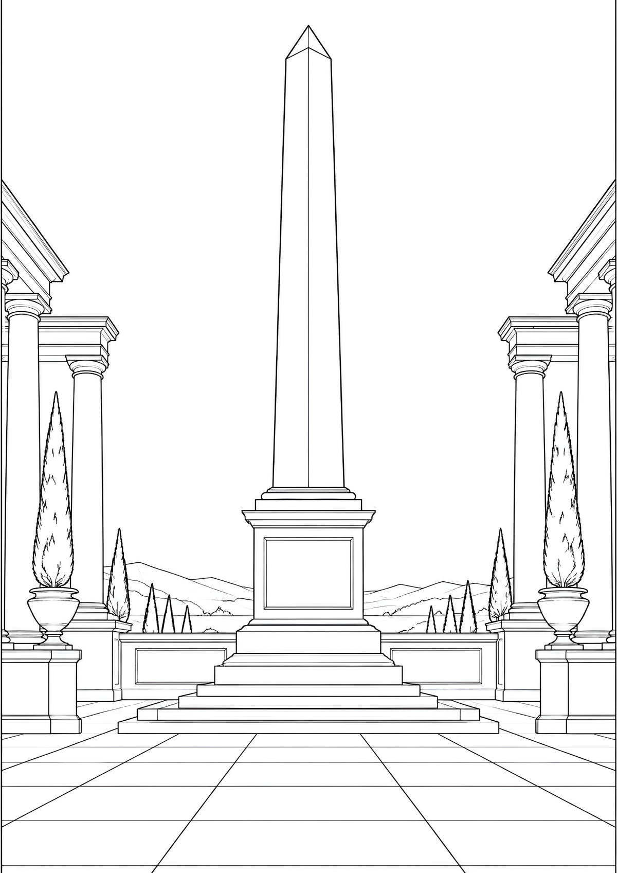 The Ascension Collection – 10 Premium Architectural Colouring Sheets