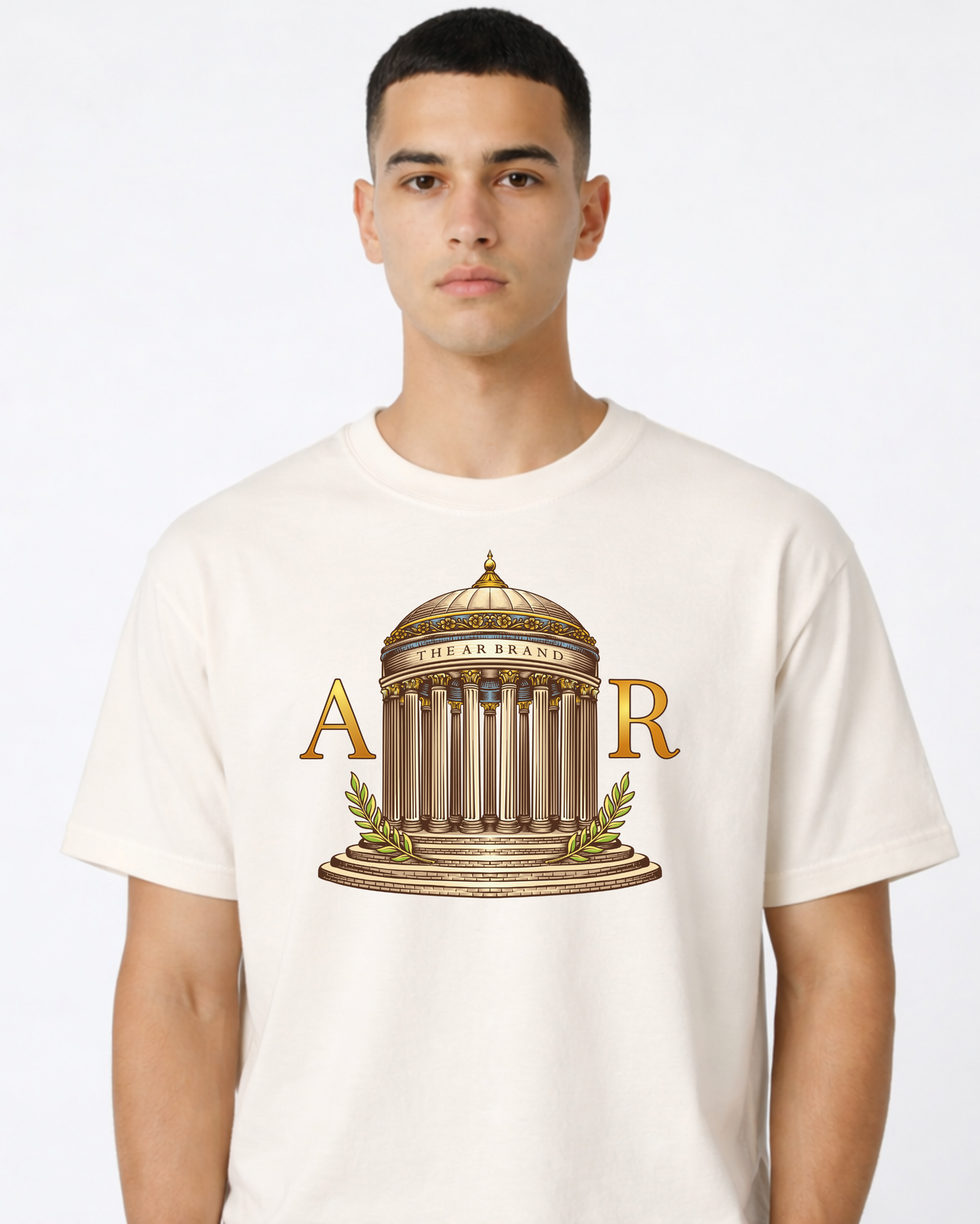 The AR Brand – Triumph Temple Cream T-Shirt