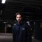 Premium Navy Blue Embroidered Hoodie – The AR Brand